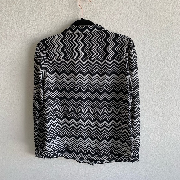 Missoni x Target Chevron Button Down Blouse - Picture 5 of 7
